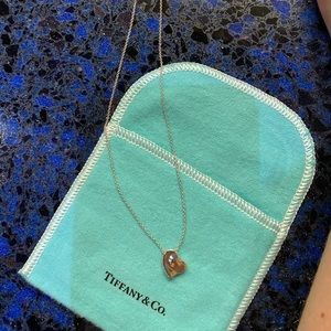 Tiffany & Co. heart bean necklace